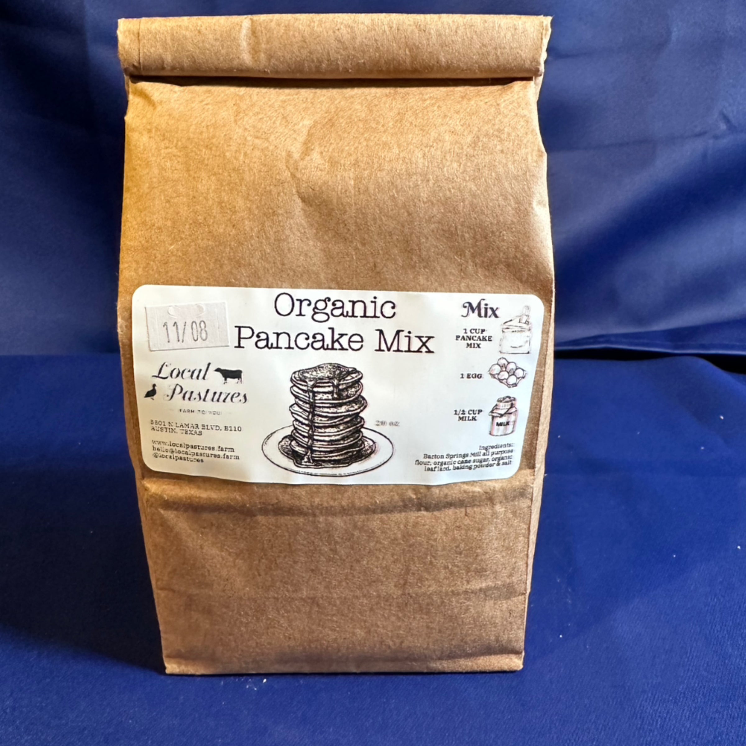 Manimaris pancakebasket（double）natural Organic Pancake Mix | Farm Stand LLC